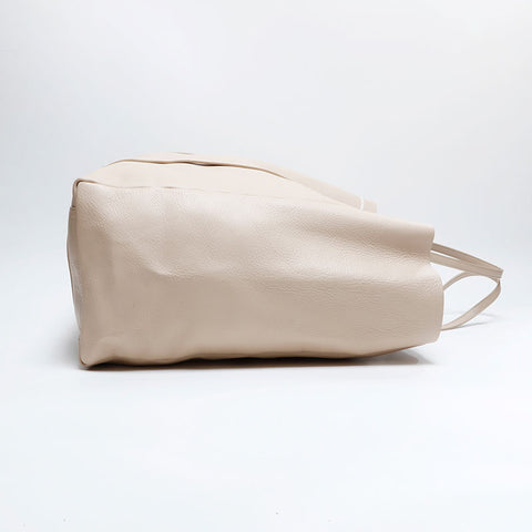 BALENCIAGA Everyday East West Leather Tote Bag beige WS22656