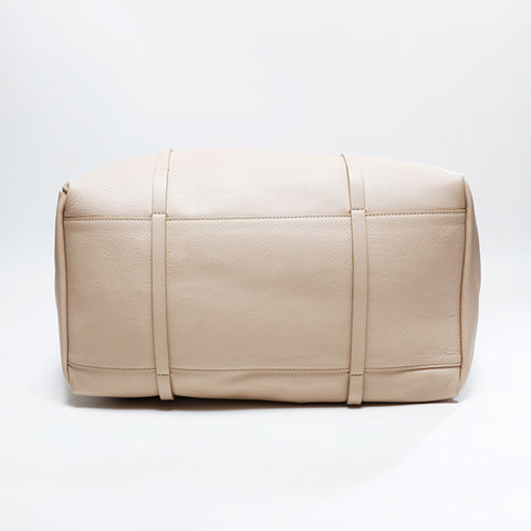 BALENCIAGA Everyday East West Leather Tote Bag beige WS22656