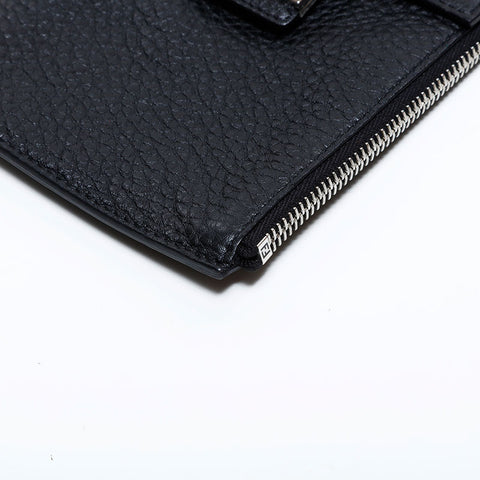 フェンディ FENDI レザー マンマ バケット フォンケース ショルダーバッグ ブラック WS22657
