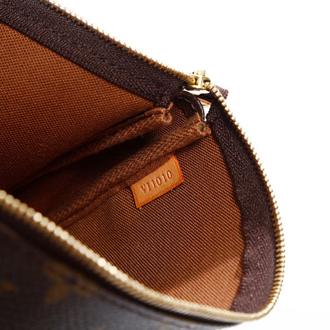 ルイ・ヴィトン LOUIS VUITTON 2000年製 ポシェットアクセソワール モノグラム ハンドバッグ ブラウン WS22670
