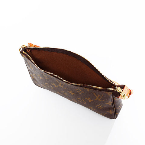 ルイ・ヴィトン LOUIS VUITTON 2000年製 ポシェットアクセソワール モノグラム ハンドバッグ ブラウン WS22670