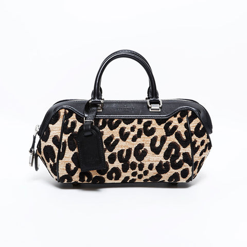 ルイ・ヴィトン LOUIS VUITTON 2012年製 ベイビー レオパード ボストンバッグ ハンドバッグ ベージュ WS22672