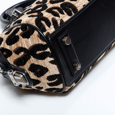 ルイ・ヴィトン LOUIS VUITTON 2012年製 ベイビー レオパード ボストンバッグ ハンドバッグ ベージュ WS22672