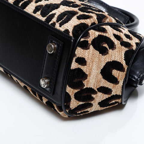 ルイ・ヴィトン LOUIS VUITTON 2012年製 ベイビー レオパード ボストンバッグ ハンドバッグ ベージュ WS22672