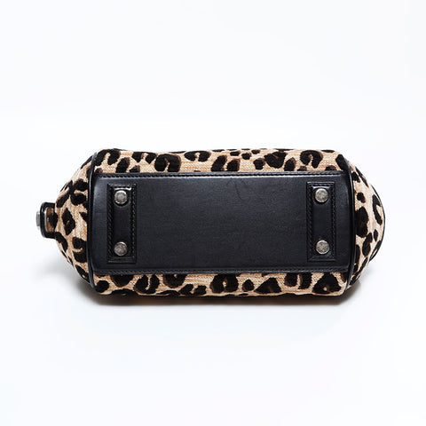 ルイ・ヴィトン LOUIS VUITTON 2012年製 ベイビー レオパード ボストンバッグ ハンドバッグ ベージュ WS22672