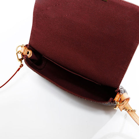 LOUIS VUITTON Monogram Favorite 2013 Shoulder Bag Brown WS22674