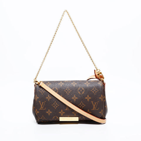 LOUIS VUITTON Monogram Favorite 2013 Shoulder Bag Brown WS22674