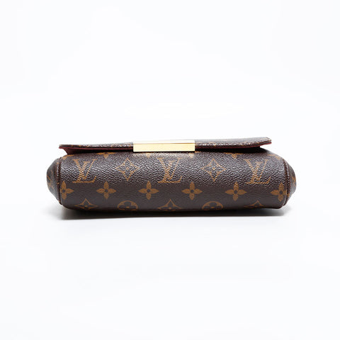 LOUIS VUITTON Monogram Favorite 2013 Shoulder Bag Brown WS22674