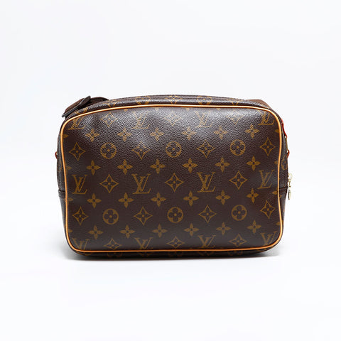 ルイ・ヴィトン LOUIS VUITTON 2003年製 リポーター PM モノグラム ショルダーバッグ ブラウン WS22677