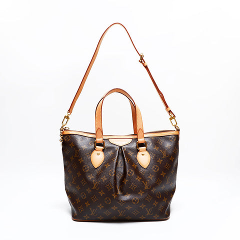 ルイ・ヴィトン LOUIS VUITTON パレルモ PM モノグラム 2way 2012年製 ハンドバッグ ブラウン WS22678