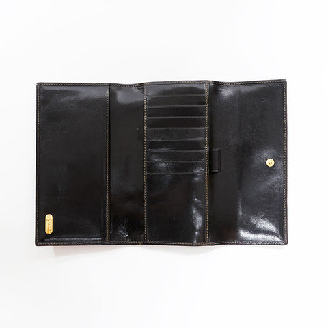 フェンディ FENDI ズッカ キャンバス 長財布 ブラウン WS22679