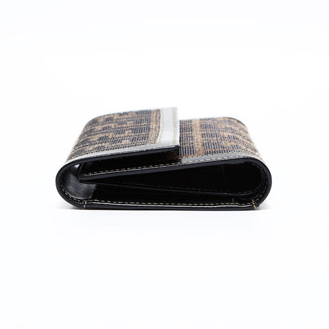 フェンディ FENDI ズッカ キャンバス 長財布 ブラウン WS22679