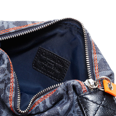 クリスチャンディオール Christian Dior トロッター キャンバス ポーチ ネイビー WS22685