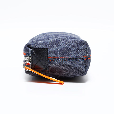 クリスチャンディオール Christian Dior トロッター キャンバス ポーチ ネイビー WS22685