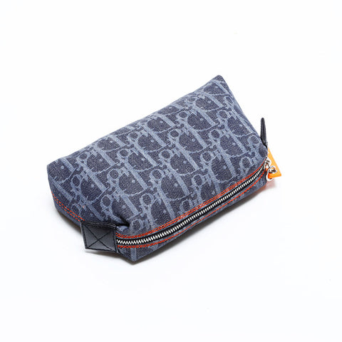 クリスチャンディオール Christian Dior トロッター キャンバス ポーチ ネイビー WS22685
