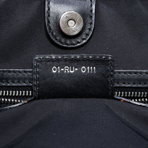 クリスチャンディオール Christian Dior パテレア カナージュ ショルダーバッグ ブラック WS22687