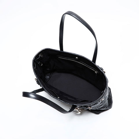 クリスチャンディオール Christian Dior パテレア カナージュ ショルダーバッグ ブラック WS22687