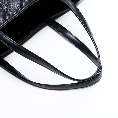 クリスチャンディオール Christian Dior パテレア カナージュ ショルダーバッグ ブラック WS22687