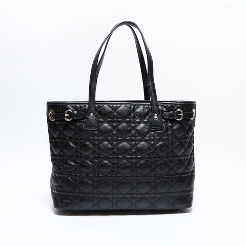 クリスチャンディオール Christian Dior パテレア カナージュ ショルダーバッグ ブラック WS22687