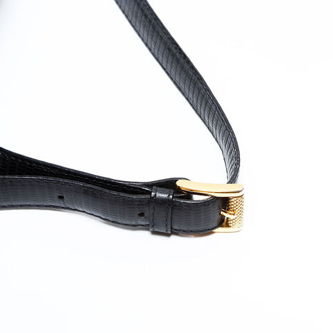 ボッテガヴェネタ BOTTEGAVENETA 型押しレザー リュック・デイパック ブラック WS22688