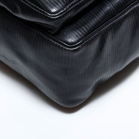 ボッテガヴェネタ BOTTEGAVENETA 型押しレザー リュック・デイパック ブラック WS22688