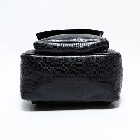 ボッテガヴェネタ BOTTEGAVENETA 型押しレザー リュック・デイパック ブラック WS22688