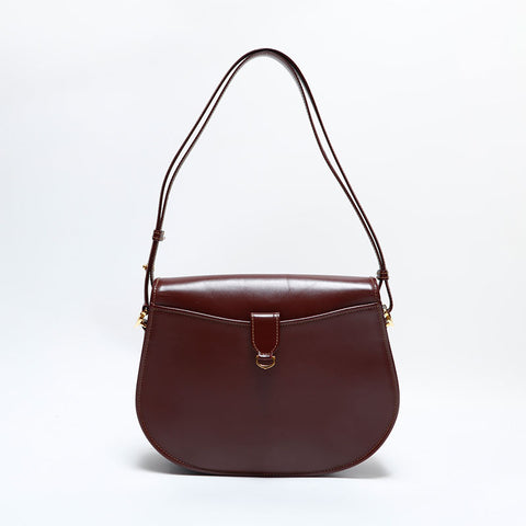 カルティエ CARTIER レザー マスト ドゥ ショルダーバッグ レッド WS22690