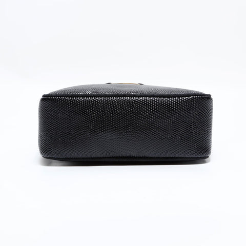 サルヴァトーレフェラガモ Salvatore Ferragamo 型押しレザー ヴァラ ショルダーバッグ ブラック WS22692