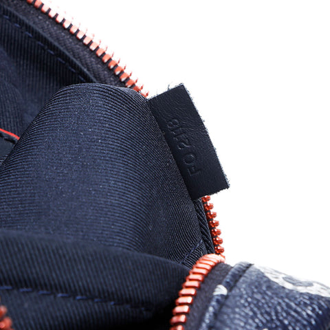 LOUIS VUITTON 2018 Danube PM Upside Down Monogram Shoulder Bag Navy WS22693