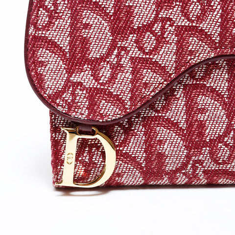 クリスチャンディオール Christian Dior トロッター キャンバス 三つ折り財布 レッド WS22694