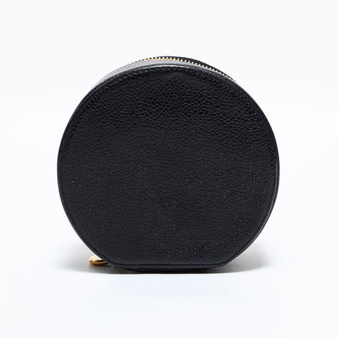 シャネル CHANEL ココマーク ジュエリー ケース 3番台 1994-1996 ココマーク ポーチ ブラック WS22696