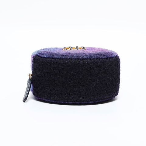 シャネル CHANEL CHANEL 19 ツイード ラウンド チェーン 30番台 2020-2021 ショルダーバッグ パープル WS22697
