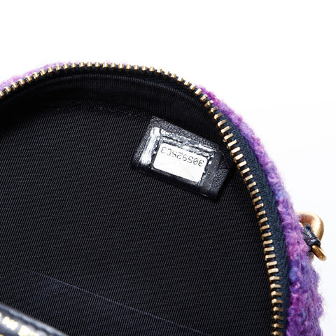シャネル CHANEL CHANEL 19 ツイード ラウンド チェーン 30番台 2020-2021 ショルダーバッグ パープル WS22697