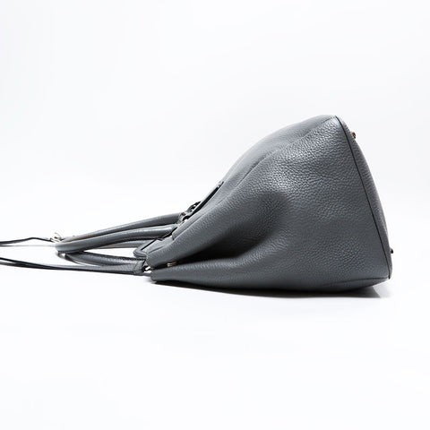 プラダ PRADA レザー ハンドバッグ グレー WS22702