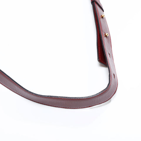 カルティエ CARTIER レザー マストドゥ ショルダーバッグ レッド WS22703