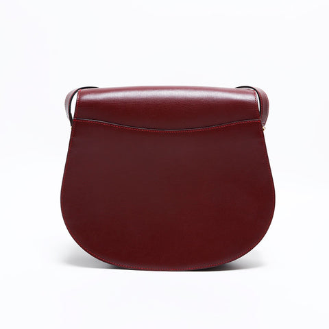 カルティエ CARTIER レザー マストドゥ ショルダーバッグ レッド WS22703