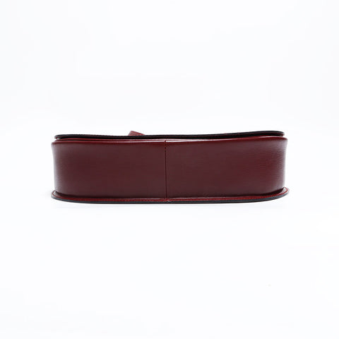 カルティエ CARTIER レザー マストドゥ ショルダーバッグ レッド WS22703