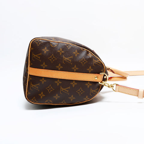 ルイ・ヴィトン LOUIS VUITTON 2015年製 モノグラム スピーディ 30 バンドリエール 2way ボストン ハンドバッグ ブラウン WS22704
