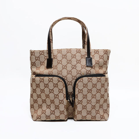グッチ GUCCI GGキャンバス ハンドバッグ ベージュ WS22710
