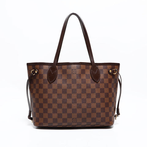 ルイ・ヴィトン LOUIS VUITTON ネヴァーフルPM ダミエ トートバッグ ブラウン WS22711