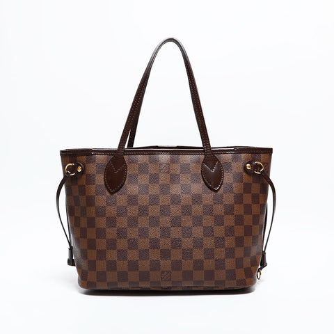 ルイ・ヴィトン LOUIS VUITTON ネヴァーフルPM ダミエ トートバッグ ブラウン WS22711