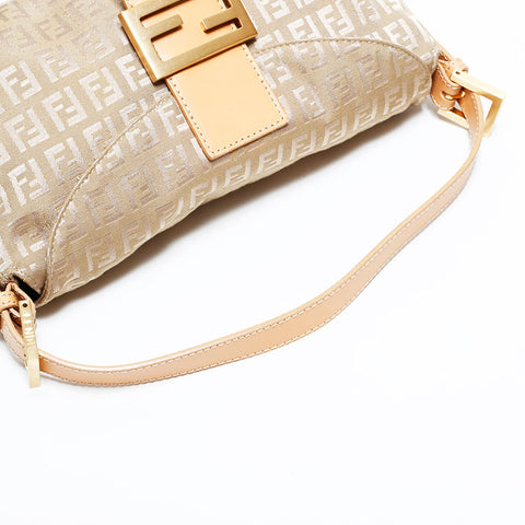 フェンディ FENDI ズッキーノ マンマ ショルダーバッグ ベージュ WS22712