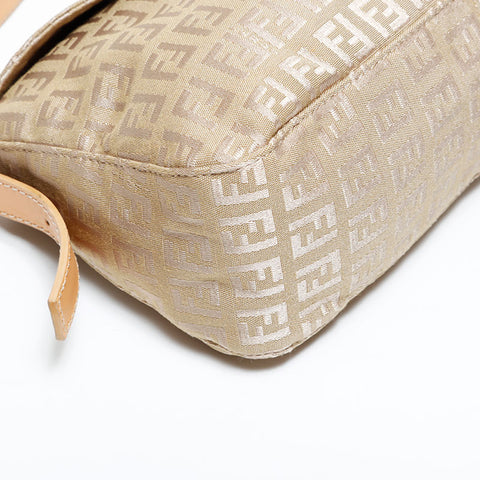 フェンディ FENDI ズッキーノ マンマ ショルダーバッグ ベージュ WS22712