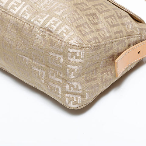 フェンディ FENDI ズッキーノ マンマ ショルダーバッグ ベージュ WS22712