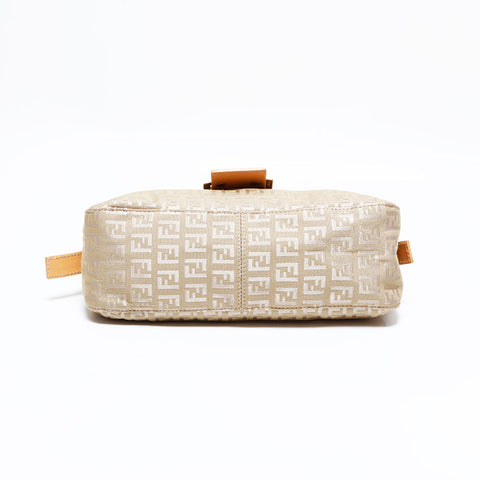 フェンディ FENDI ズッキーノ マンマ ショルダーバッグ ベージュ WS22712