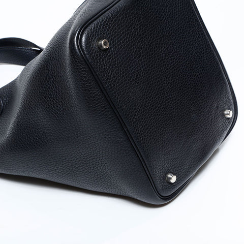 エルメス HERMES ピコタン ロック PM I刻印 2005年製 ハンドバッグ ブラック WS22714