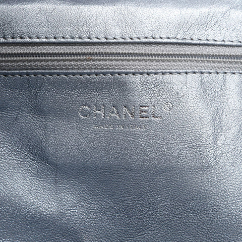 シャネル CHANEL 11番台 2006-2008 レザー ココマーク ラグジュアリー チェーン トート ハンドバッグ ブラック WS22715