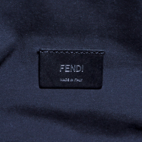 フェンディ FENDI ズッカ 総柄 モノクロ クロスボディバッグ キャンバス  ボディバッグ ブラック グレー WS2271