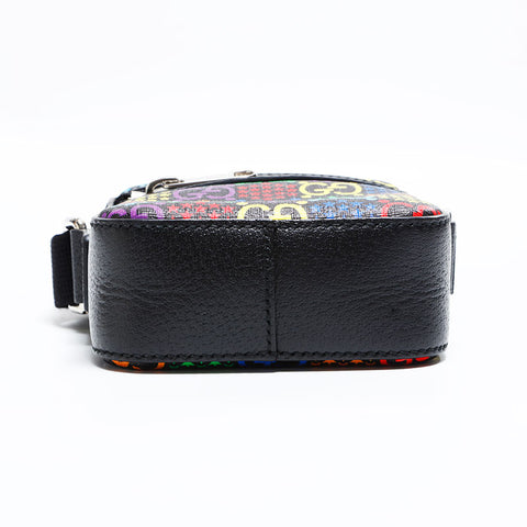 GUCCI GG Psychedelic PVC Shoulder Bag black WS22721