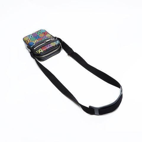 グッチ GUCCI GGサイケデリック PVC ショルダーバッグ ブラック WS22721